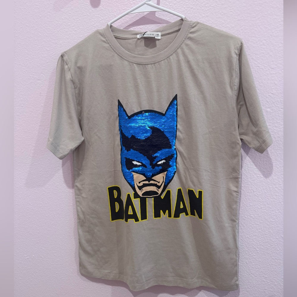 Zara Kids Batman Tee - Beige and Blue
